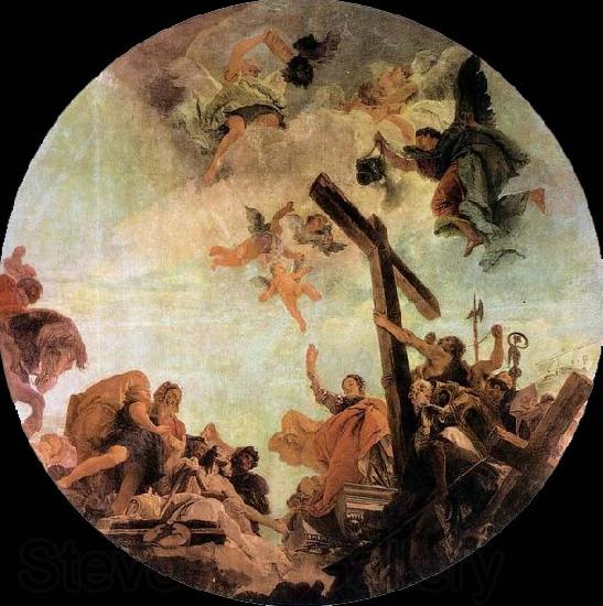 Giovanni Battista Tiepolo Discovery of the True Cross Spain oil painting art